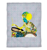 Serene Floral Duvet Cover - Tranquil Blooms Collection.